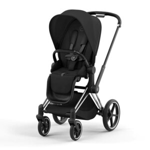 Cybex Priam V4 ratu komplekts Sepia Black, Frame Chrome Black - Cybex