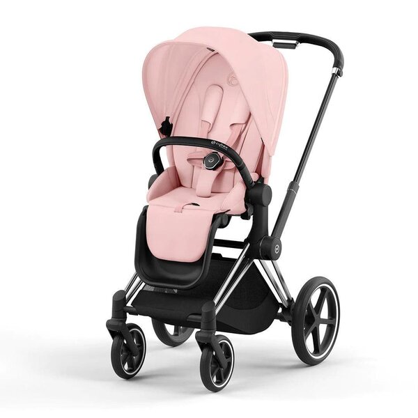 Cybex Priam V4 vankrikomplekt Peach Pink, Chrome Black raamiga - Cybex