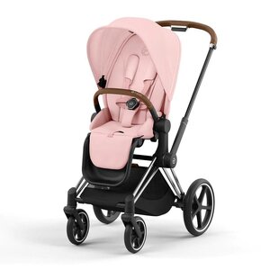 Cybex Priam V4 vankrikomplekt Peach Pink, Chrome Brown raamiga - Cybex