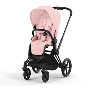 Cybex Priam V4 ratu komplekts Peach Pink, Frame Matt Black - Cybex