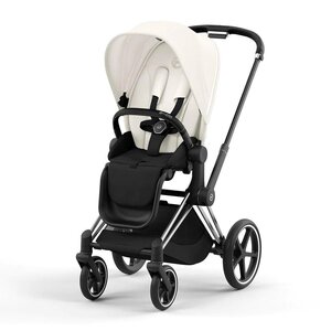 Cybex Priam V4 ratu komplekts Off White, Frame Chrome Black - Cybex