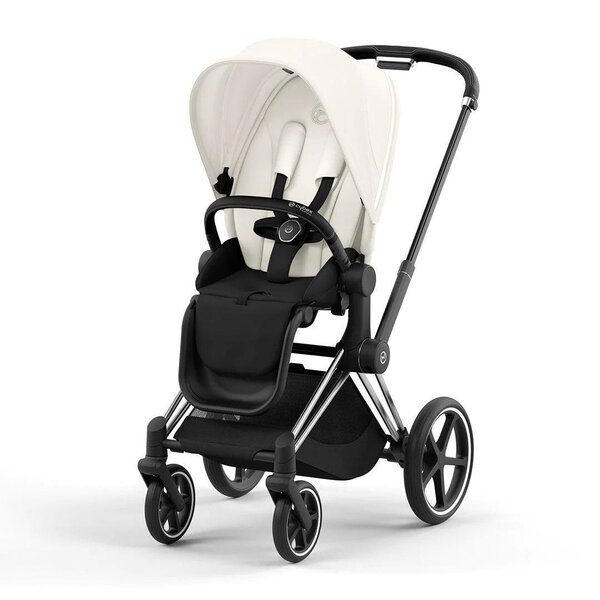Cybex Priam V4 kомплект коляски Off White, Chrome Black - Cybex