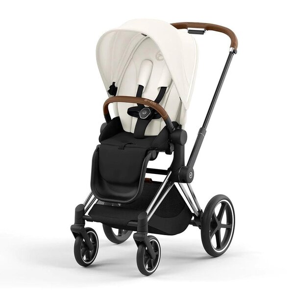 Cybex Priam V4 kомплект коляски Off White, Chrome Brown - Cybex