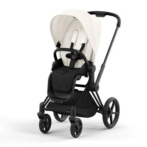 Cybex Priam V4 vankrikomplekt Off White, Matt Black raamiga - Cybex