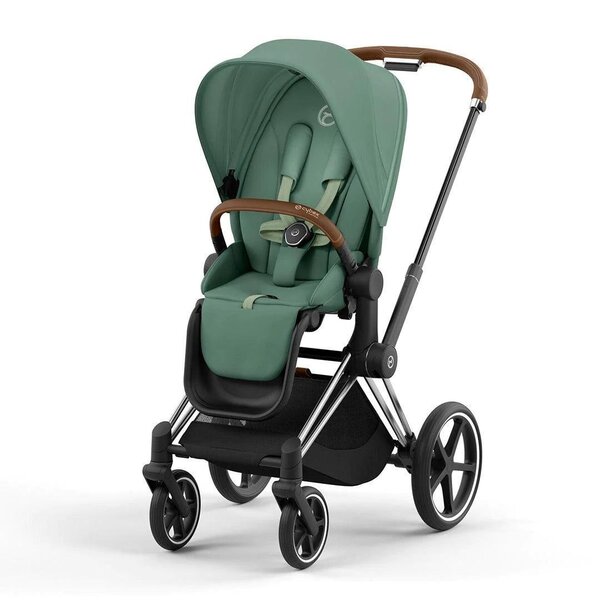 Cybex Priam V4 ratu komplekts Leaf Green, Frame Chrome Brown - Cybex