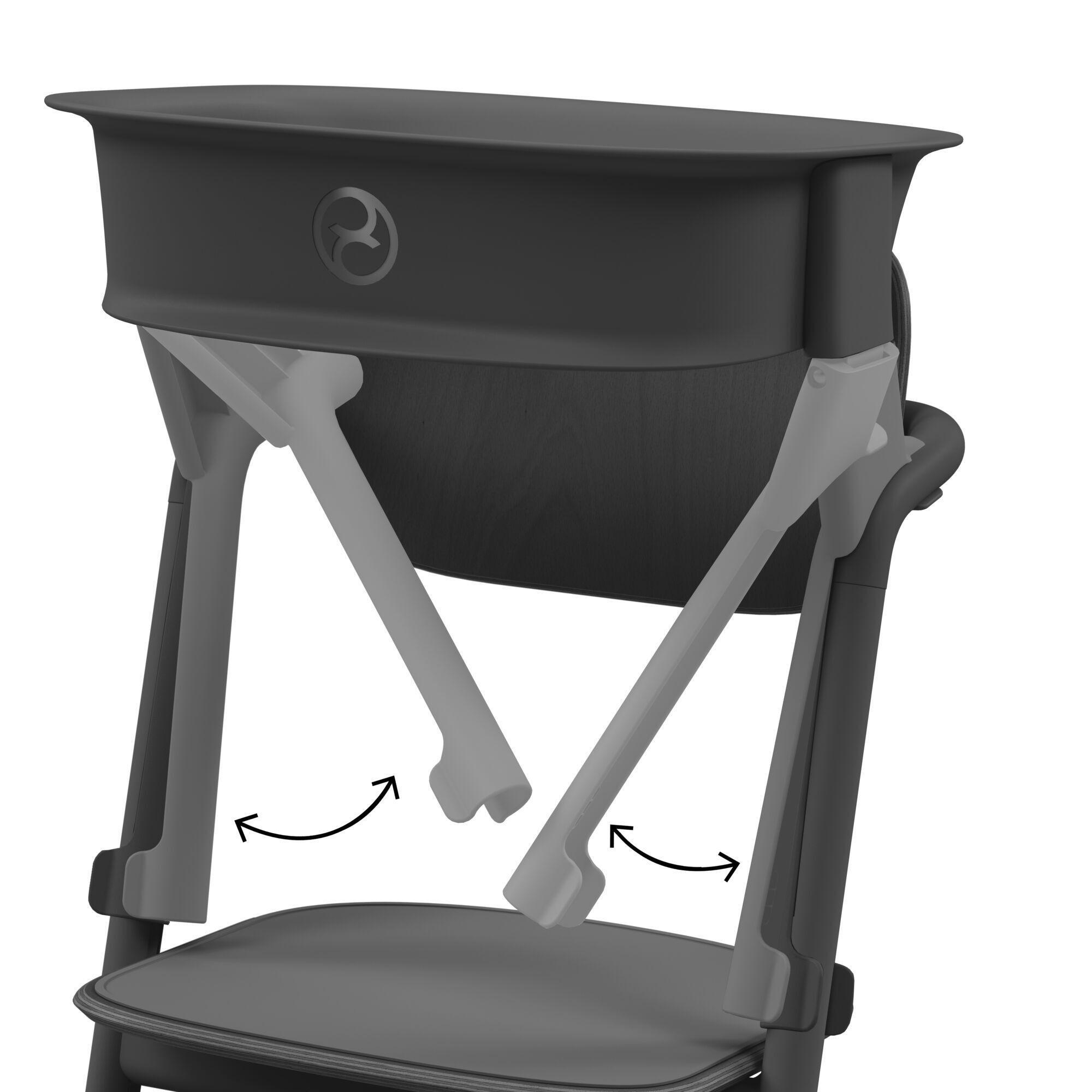 Chaise haute 3-en-1 Lemo Stunning Black Cybex