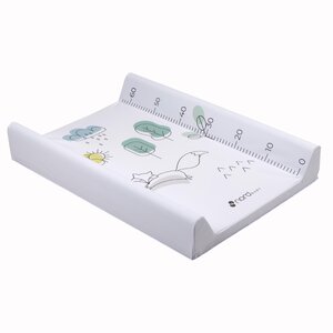 Nordbaby kõva põhjaga mähkimisalus 50x70cm, Matti White Fox - Nordbaby