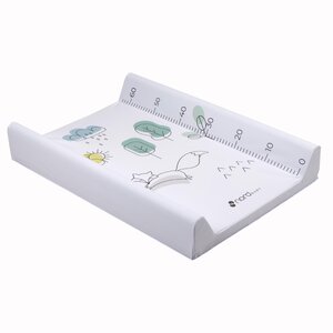 Nordbaby Light hardback changing mat 50x70cm, Matti white fox - Nordbaby