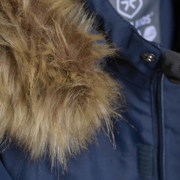 Color Kids Coverall W. Fake Fur - Color Kids