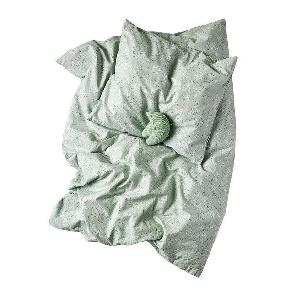 Leander комплект постельного белья Junior, 100x140 cm, Meadow, Sage Green - Leander