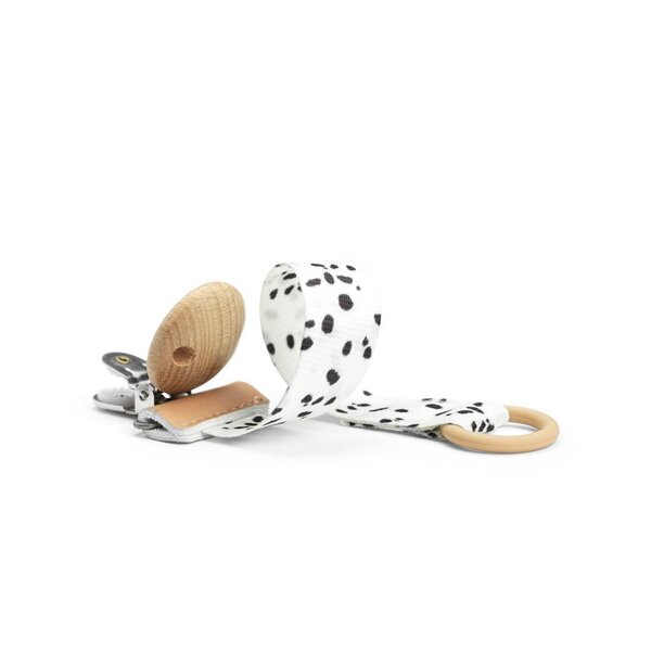 Elodie Details soother clip Dalmatian Dots - Elodie Details