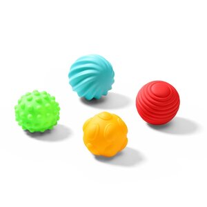 BabyOno Sensoriniai kamuoliukai 4vnt - Gerardos Toys