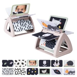 Taf Toys развивающий коврик Black & White Spinning Book - Taf Toys