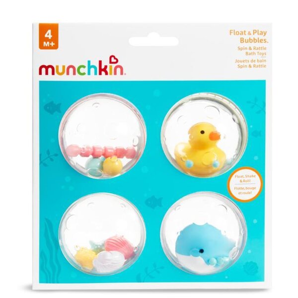 Munchkin Float and Play Bubbles 4pk - Munchkin