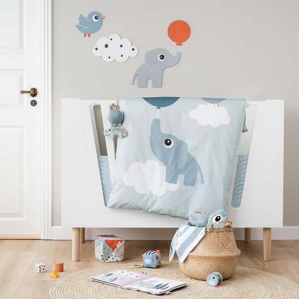 Done by Deer voodipesukomplekt junior 100x140cm, Elphee Blue - Done by Deer