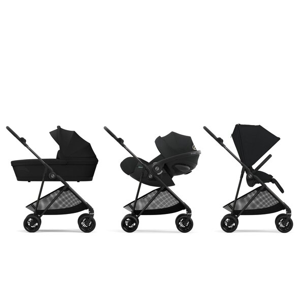 Cybex Melio Carbon jalutuskäru Magic Black - Cybex