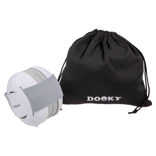 Dooky Baby Ear Protection White (0-3 y) - Dooky