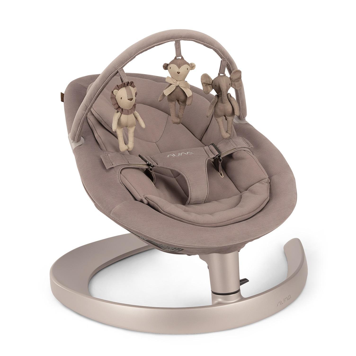 Nuna Leaf Grow bouncer with toy bar Cedar NordBaby