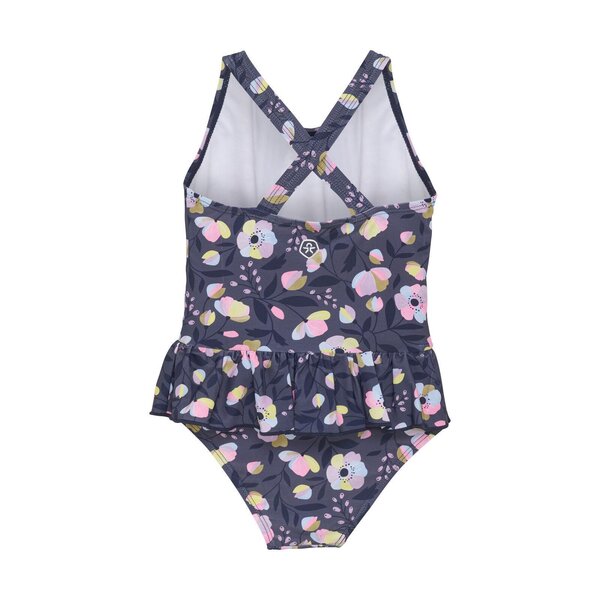 Color Kids Swimsuit W. Skirt, AOP - Color Kids