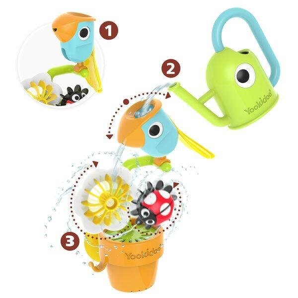 Yookidoo bath toy Pour N Spin Tipping Bird - Yookidoo