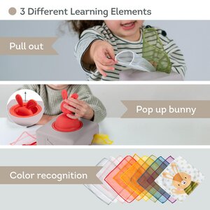 Taf Toys развивающая игрушка Pop Up Tissue Box - Taf Toys