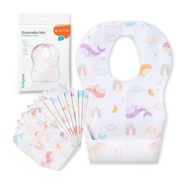 BabyOno disposable bibs 10pcs - BabyOno