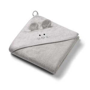 BabyOno bamboo hooded towel 100x100 cm Grey - BabyOno