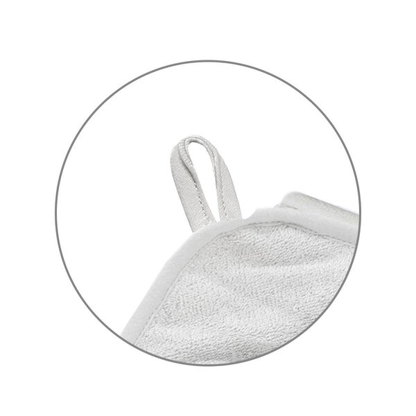 BabyOno bamboo hooded towel 100x100 cm Grey - BabyOno