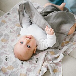 BabyOno īpaši mīksti, muslīna autiņi 3 gab. Grey - BabyOno