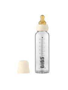 Bibs Stiklinis maitinimo buteliukas 225ml, Ivory - Bibs