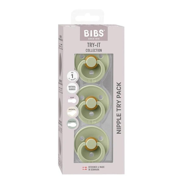 Bibs Try-It Collection Pacifier Set 3-pack - Bibs