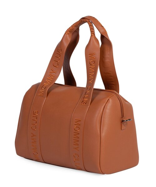 Childhome Mommy Club Nursery Bag - VEGAN LEATHER - BROWN - Childhome