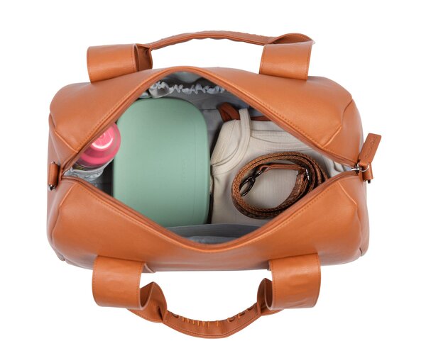 Childhome tarvikute kott Mommy Club Signature Vegan Leather Brown - Childhome