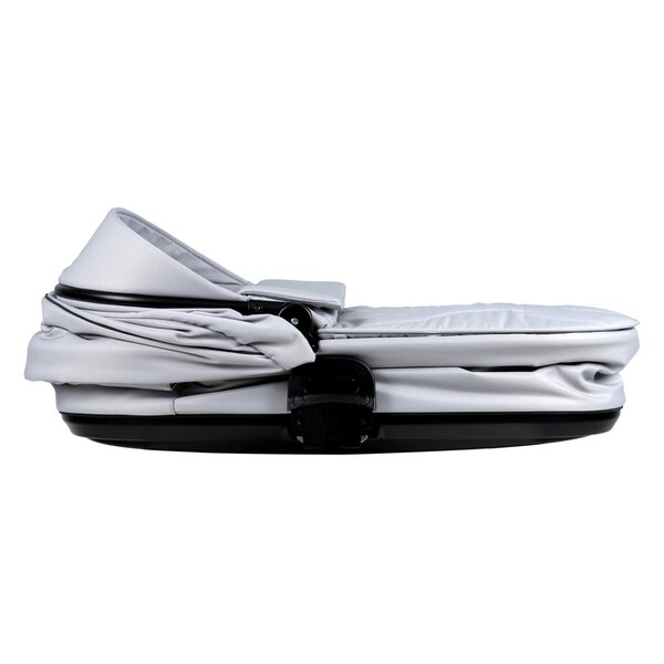 Nordbaby Active Lux stroller set Gentle Grey, Chrome Black frame - Nordbaby