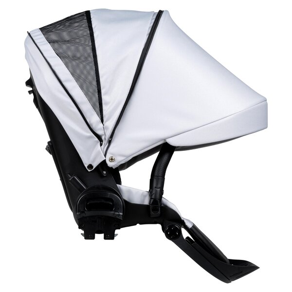 Nordbaby Active Lux stroller set Gentle Grey, Chrome Black frame - Nordbaby