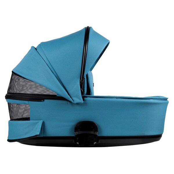 Nordbaby Active Lux vankrikomplekt Ocean Blue, raamiga Chrome Black  - Nordbaby