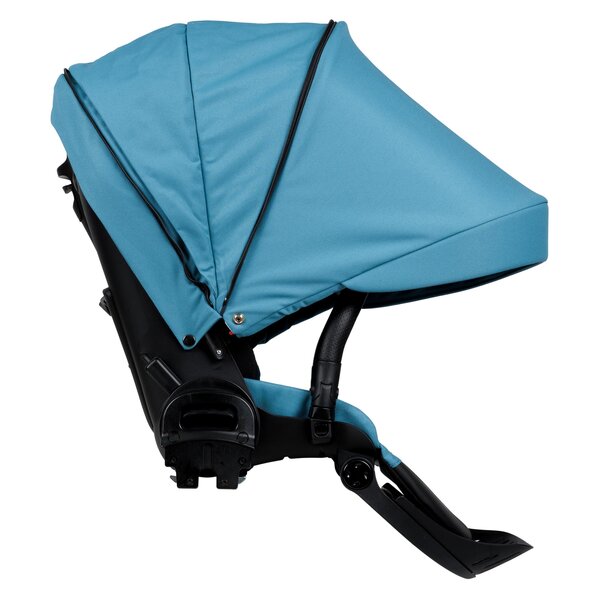 Nordbaby Active Lux vankrikomplekt Ocean Blue, raamiga Chrome Black  - Nordbaby