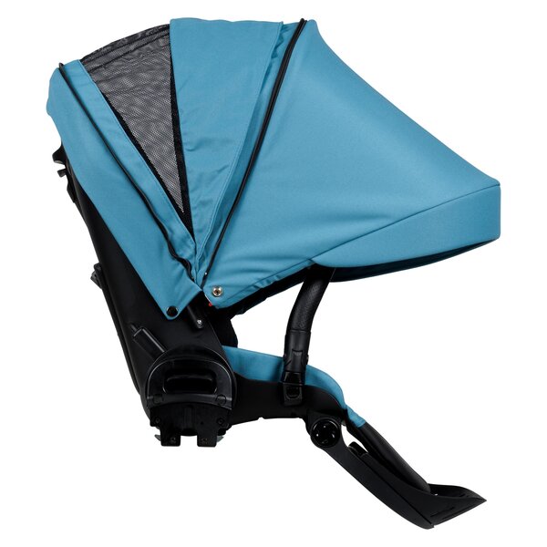 Nordbaby Active Lux vankrikomplekt Ocean Blue, raamiga Chrome Black  - Nordbaby