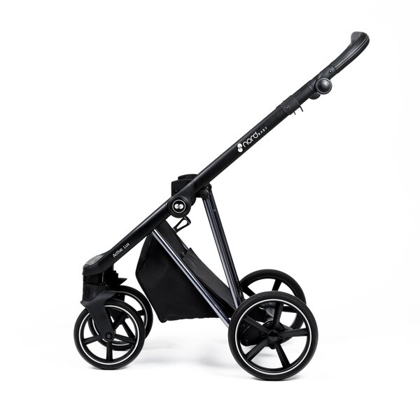 Nordbaby Active Lux vankrikomplekt Ocean Blue, raamiga Chrome Black  - Nordbaby
