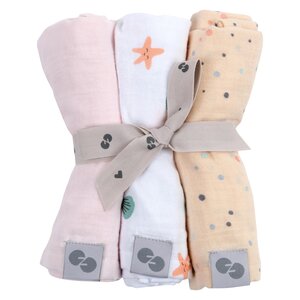 Nordbaby burp cloth 3pcs, Burry - Nordbaby