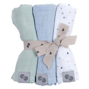 Nordbaby burp cloth 3pcs, Burry - Nordbaby