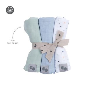 Nordbaby burp cloth 3pcs, Burry - Nordbaby
