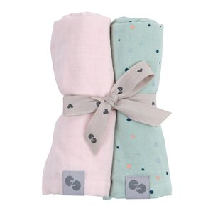 Nordbaby Muslin swaddle set 2pcs, Swatri - Nordbaby