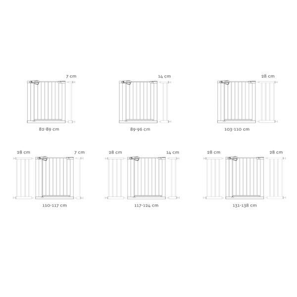 Nordbaby Safety gate 75 (82*4*77 cm) - Nordbaby