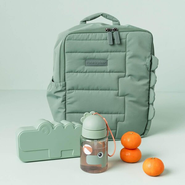 Done by Deer бутылочка с соломинкой 280ml, Playground Green - Done by Deer