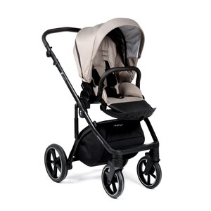 Nordbaby Active Plus vežimėlio komplektas Mushroom Beige, Onyx Dark Brown - Nordbaby