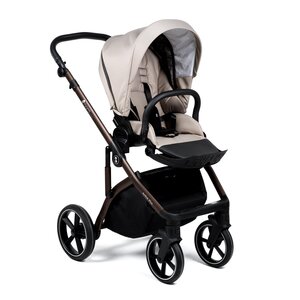 Nordbaby Active Plus vežimėlio komplektas Mushroom Beige, Bronze Black - Nordbaby