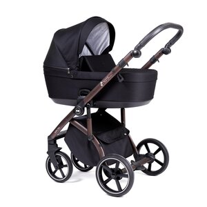 Nordbaby Active Plus vežimėlio komplektas Brilliant Black, Bronze Black - Nordbaby