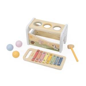 PolarB деревянная игрушка Pounding Bench & Xylophone - PolarB