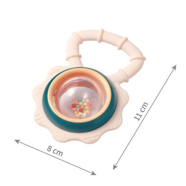 BabyOno rattle with teether Multicolor - BabyOno